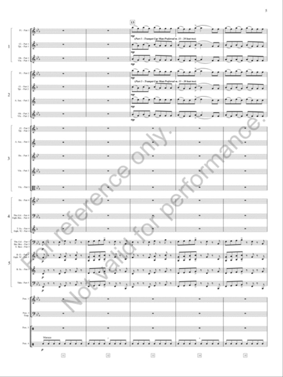 Danza Sonora Concert Band scores gallery preview page 6