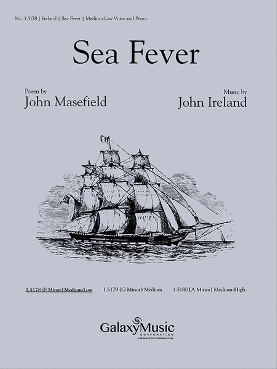 Sea Fever Medium Voice scores gallery preview page 1