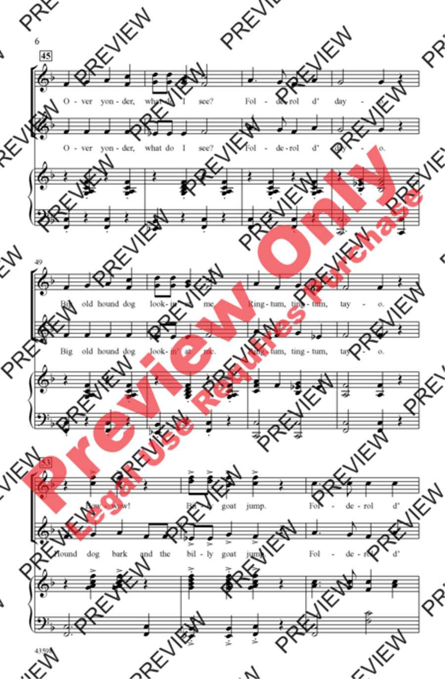 Pineywood Mountain Pineywood Mountain Women's Choir scores gallery preview page 6
