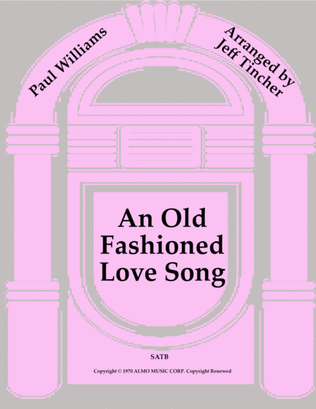 Book cover for An Old Fashioned Love Song