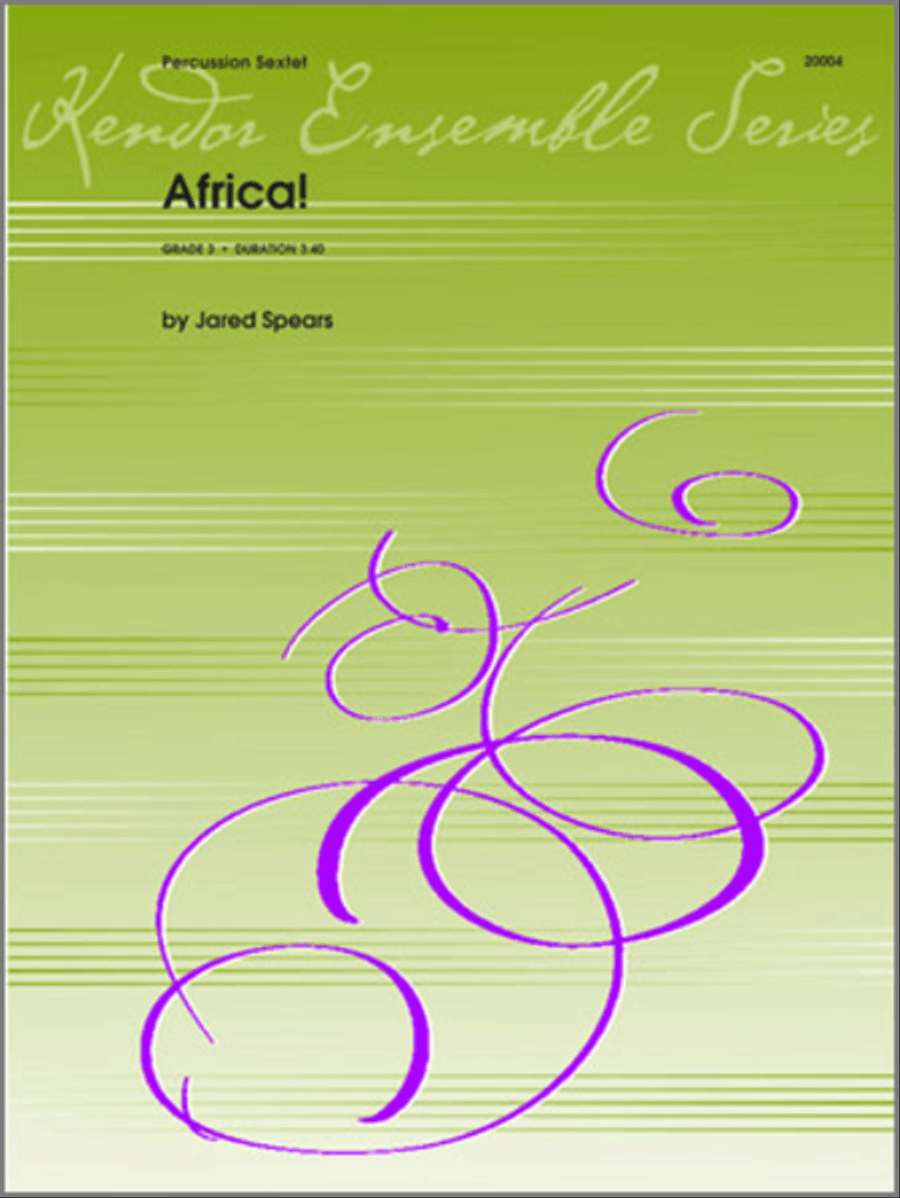 Africa! Africa! Chamber Music scores gallery preview page 1