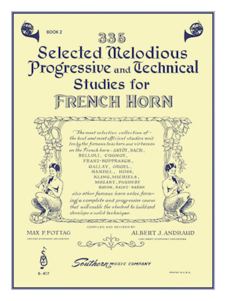 335 Selected Melodious, Progressive and Technical Studies - Book 2