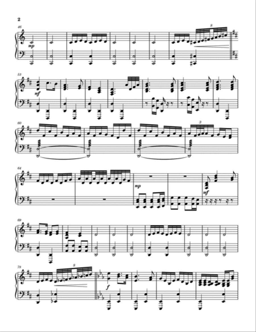 Joy to the World Joy to the World Piano Solo scores gallery preview page 2
