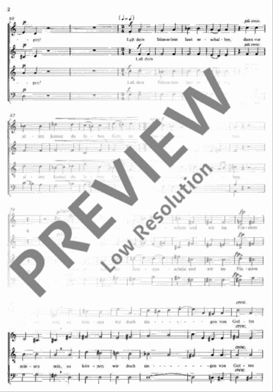 Trost der Nacht 4-Part scores gallery preview page 3