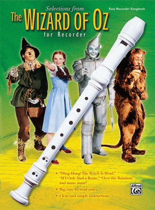 Book cover for Wizard of Oz for Recorder