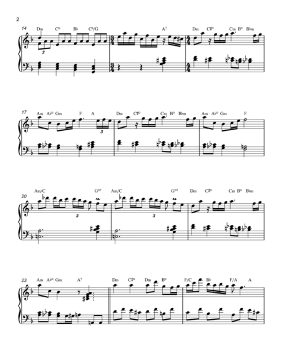 Blue Skies, from Green Book Piano Solo scores gallery preview page 2