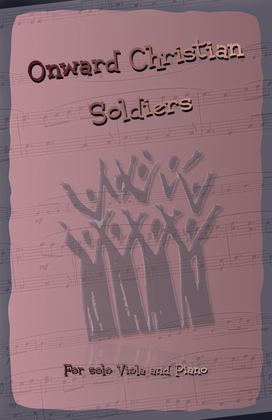 Book cover for Onward Christian Soldiers, Gospel Hymn for Viola and Piano