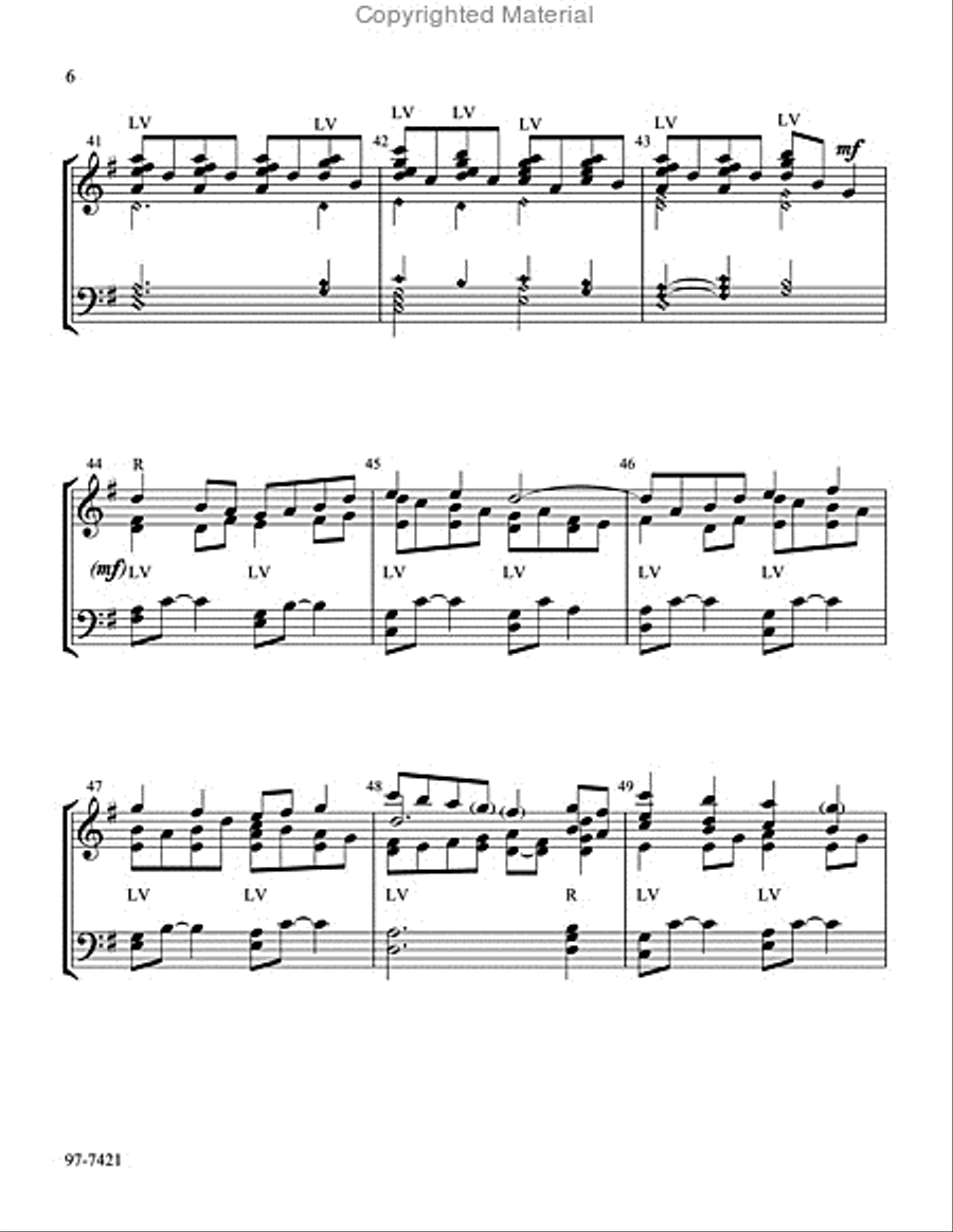 O Morning Star, How Fair and Bright Handbell Choir scores gallery preview page 6