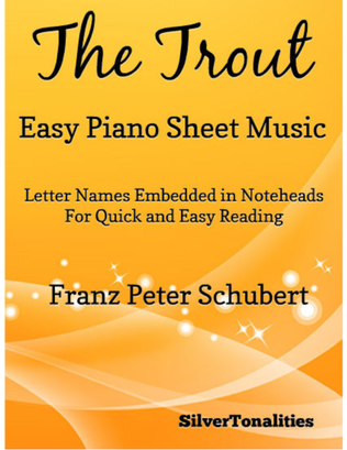 Book cover for The Trout Easy Piano Sheet Music
