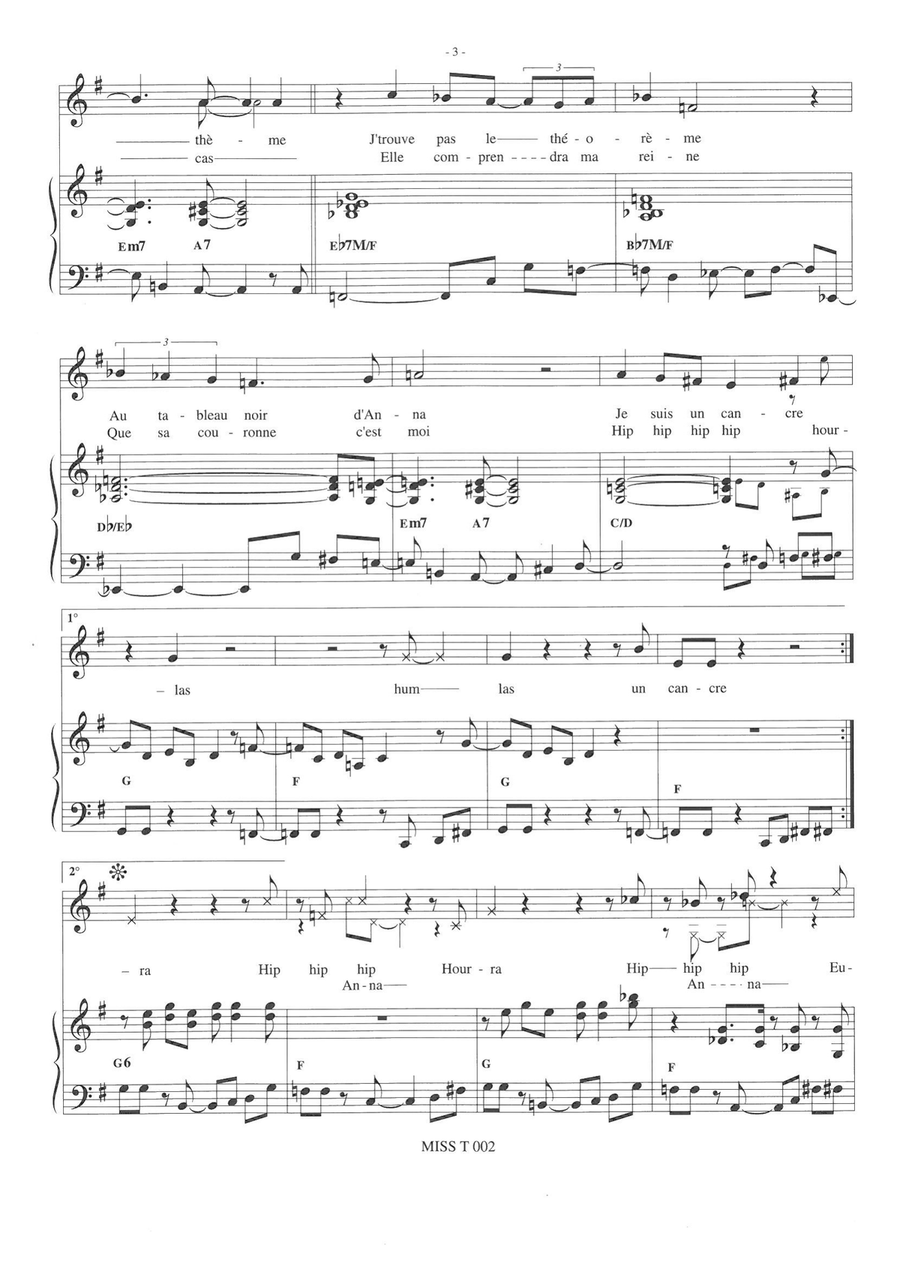 Anna Piano, Vocal scores gallery preview page 3