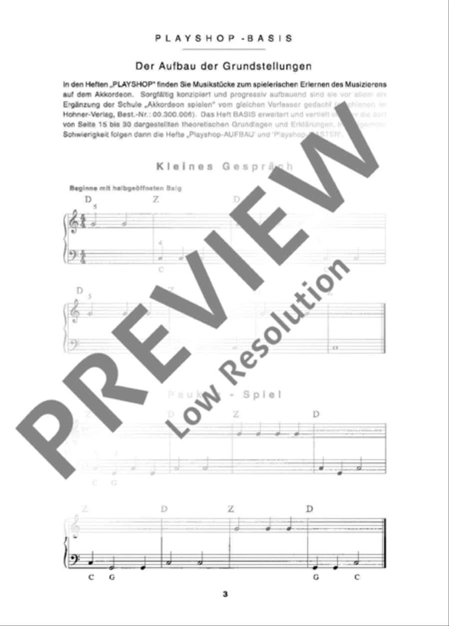 Akkordeon spielen Akkordeon spielen Accordion scores gallery preview page 4