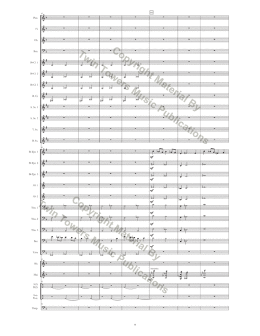 A Century of Opportunity Celebration Concert Band scores gallery preview page 12