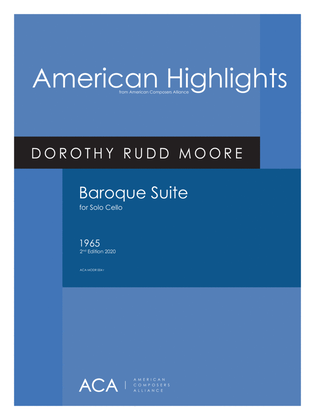 Book cover for [Moore] Baroque Suite