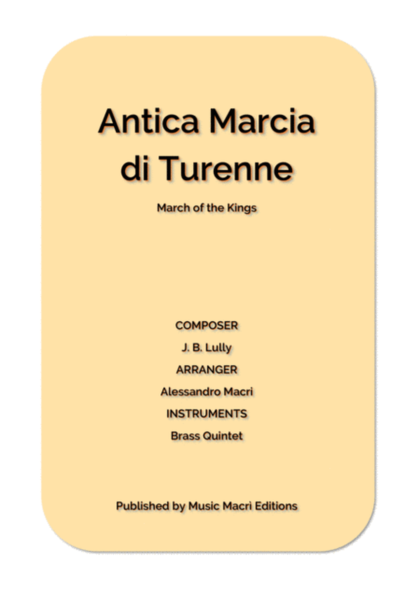 Antica Marcia di Turenne by J. B. Lully image number null