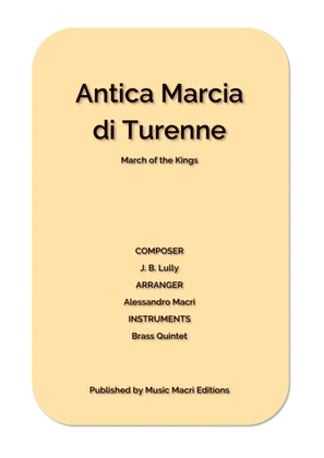 Book cover for Antica Marcia di Turenne by J. B. Lully