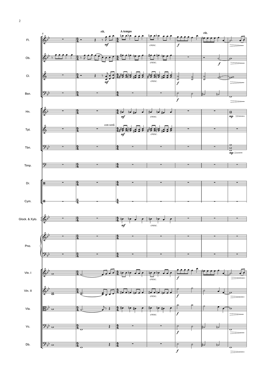 Bohemian Rhapsody Full Orchestra scores gallery preview page 4