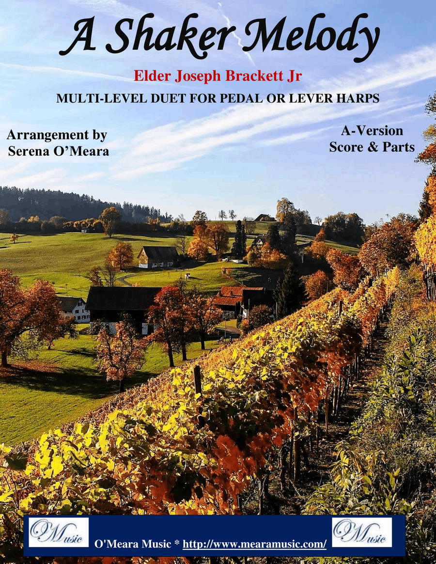 A Shaker Melody, A Version, Score & Parts