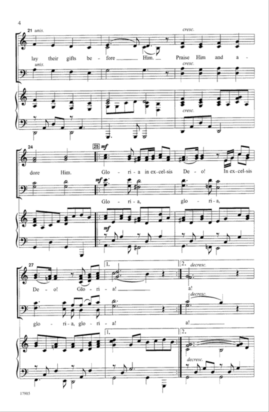 On This Day Angels Sing On This Day Angels Sing 4-Part scores gallery preview page 4