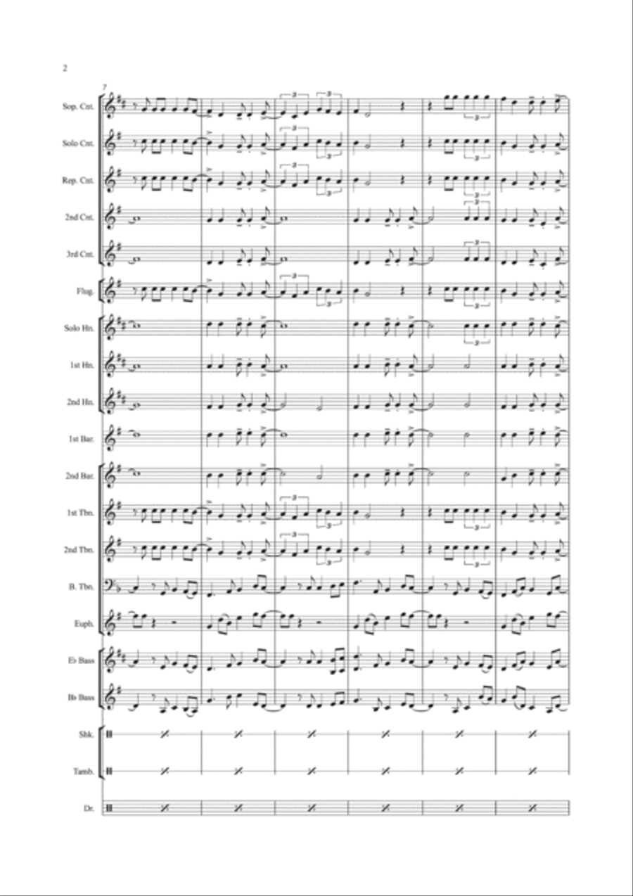 La Bamba Brass Band scores gallery preview page 3