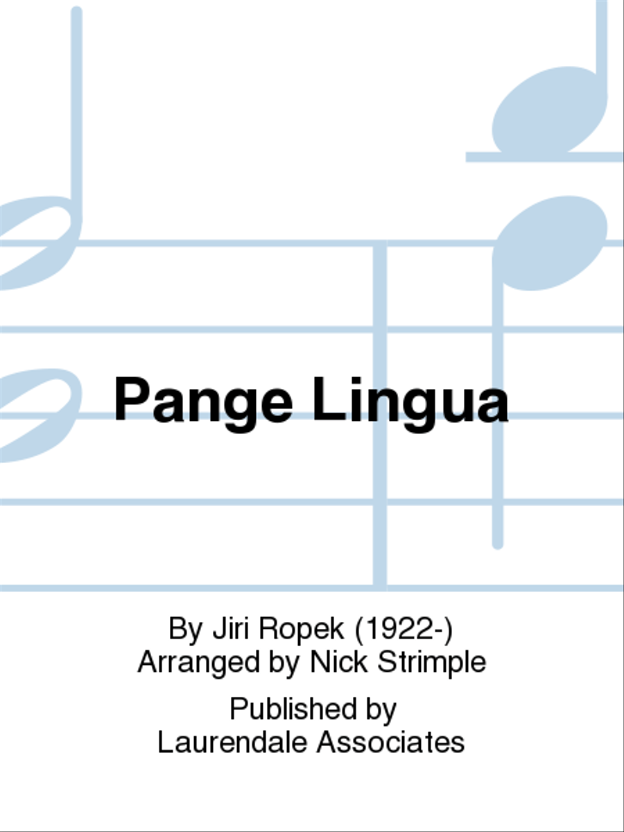 Pange Lingua