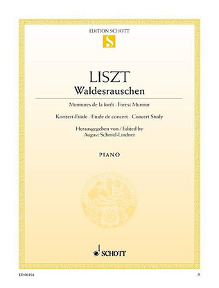 Book cover for Forest Murmur, "Waldesrauschen"