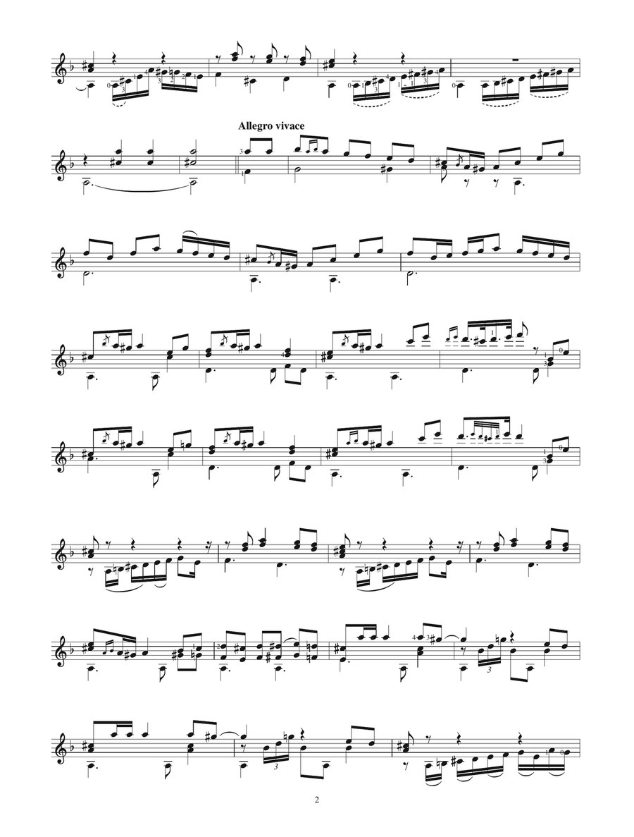 Le Fandango Le Fandango Acoustic Guitar scores gallery preview page 2