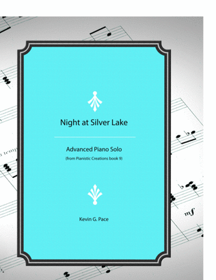 Book cover for Night at Silver Lake - advanced piano solo