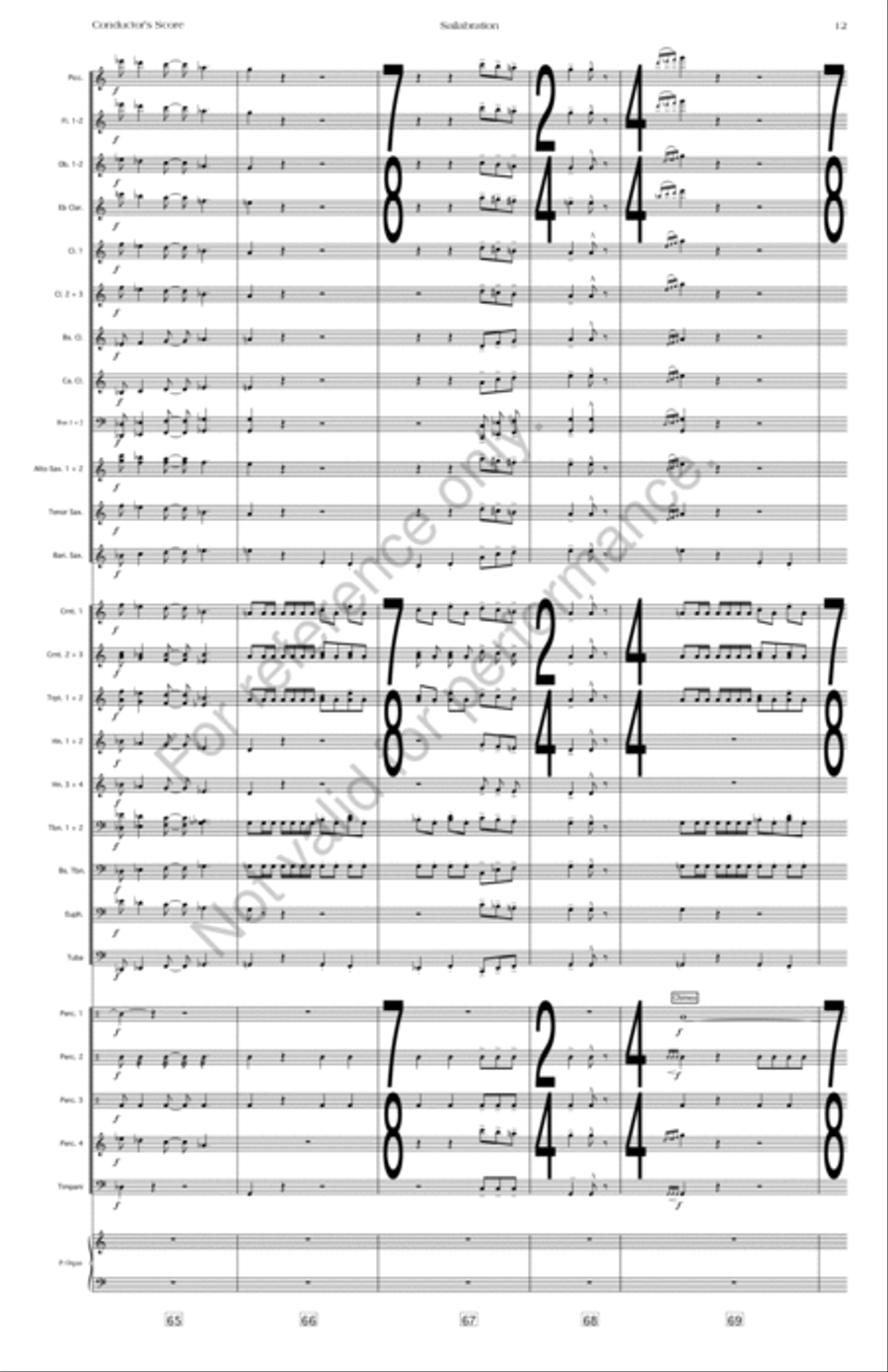 Sailabration Concert Band scores gallery preview page 15