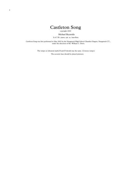 Castleton Song image number null