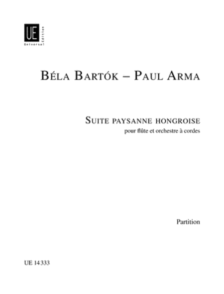 Suite Paysane Hongroise,Flute/Orc