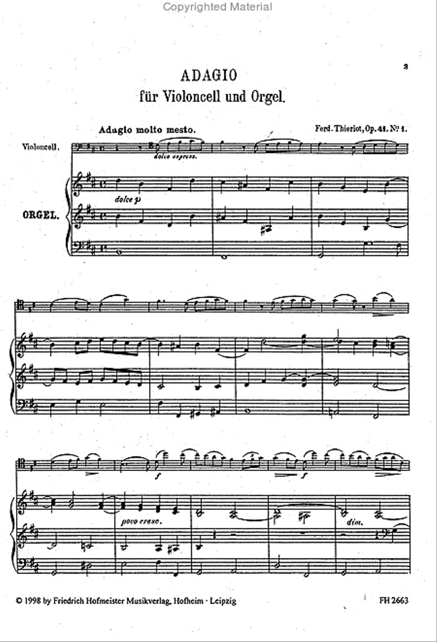 2 Adagios Organ scores gallery preview page 2