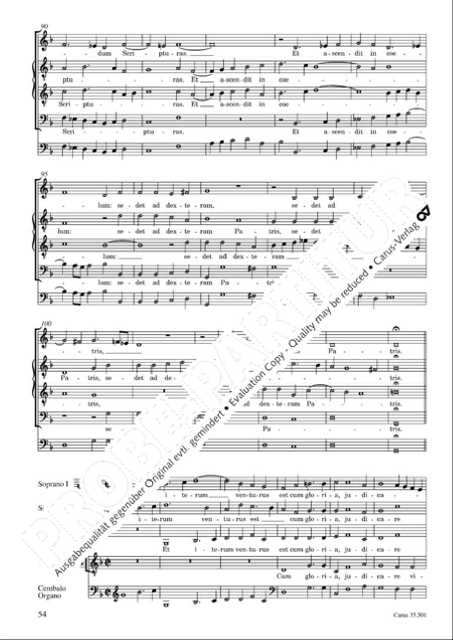 Palestrina: Masses and individual movements Score scores gallery preview page 69