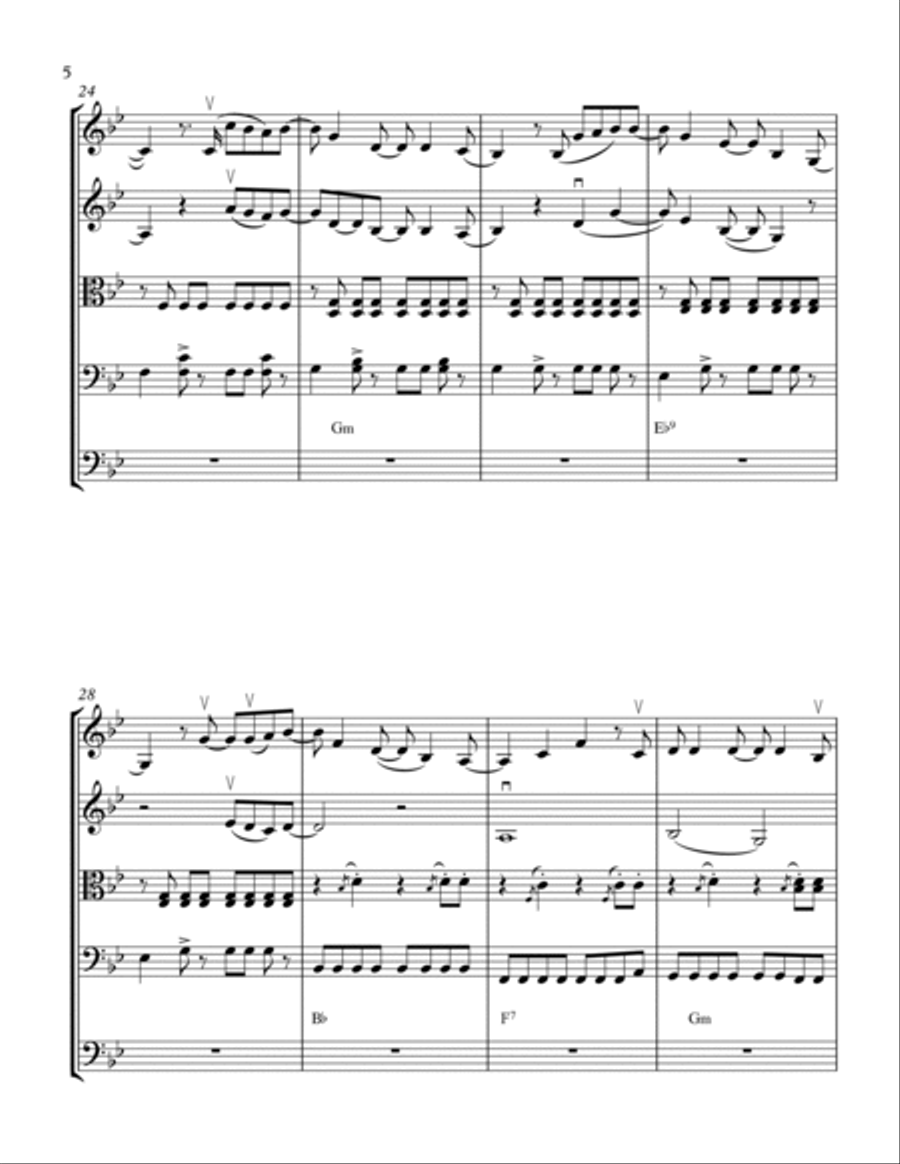 The Story String Quintet scores gallery preview page 6
