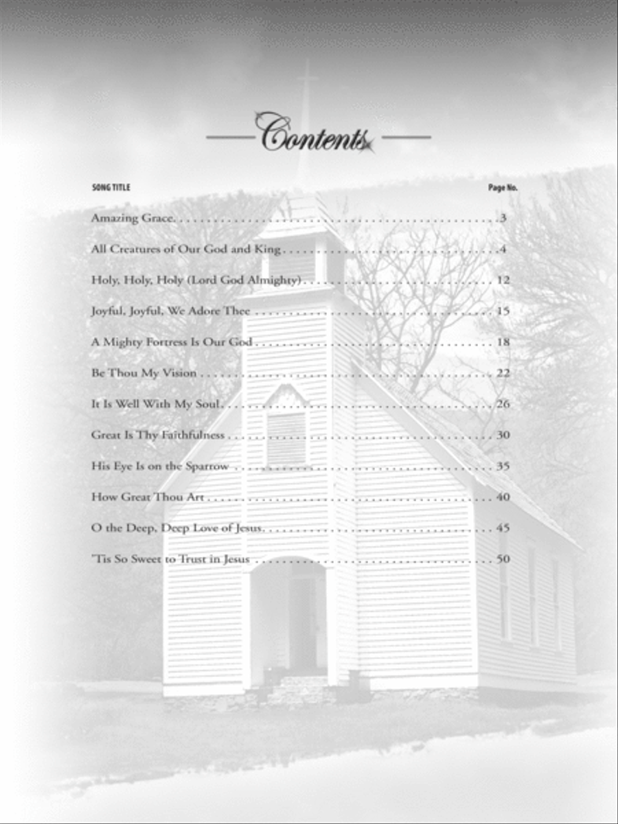 Favorite Hymns Instrumental Solos for Strings String Orchestra scores gallery preview page 2