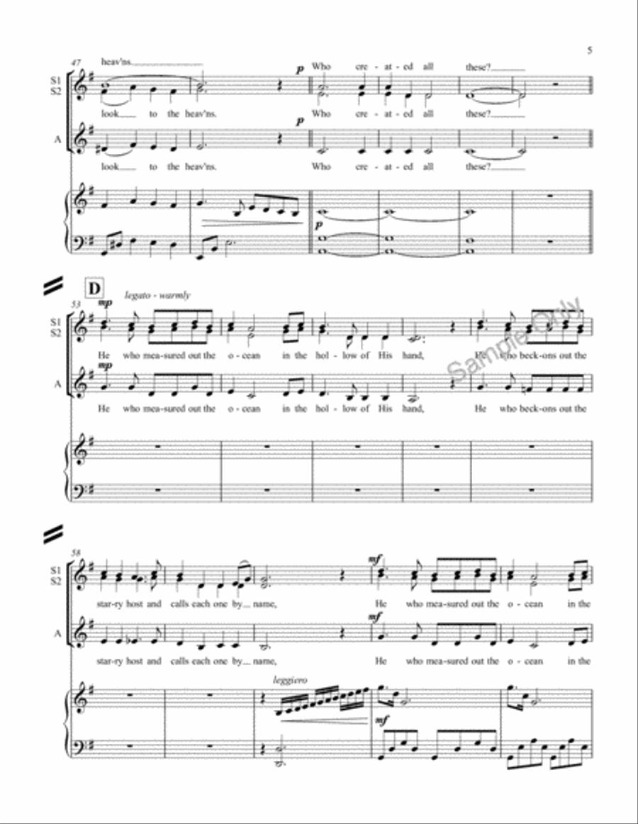 Be Still And Consider Be Still And Consider SSA scores gallery preview page 5