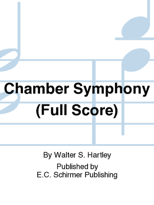 Chamber Symphony (Additional Full Score)