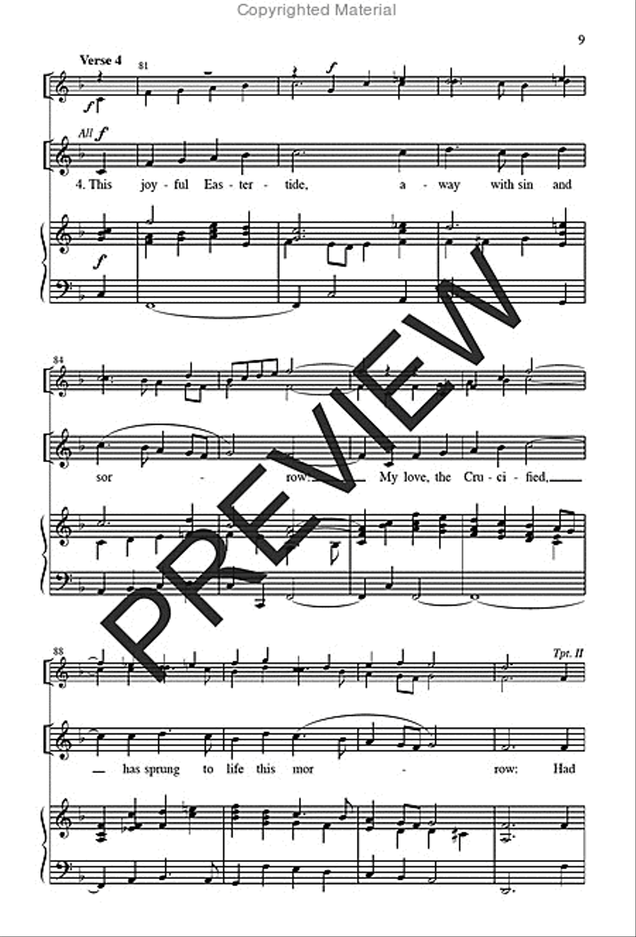 This Joyful Eastertide This Joyful Eastertide 3-Part scores gallery preview page 9