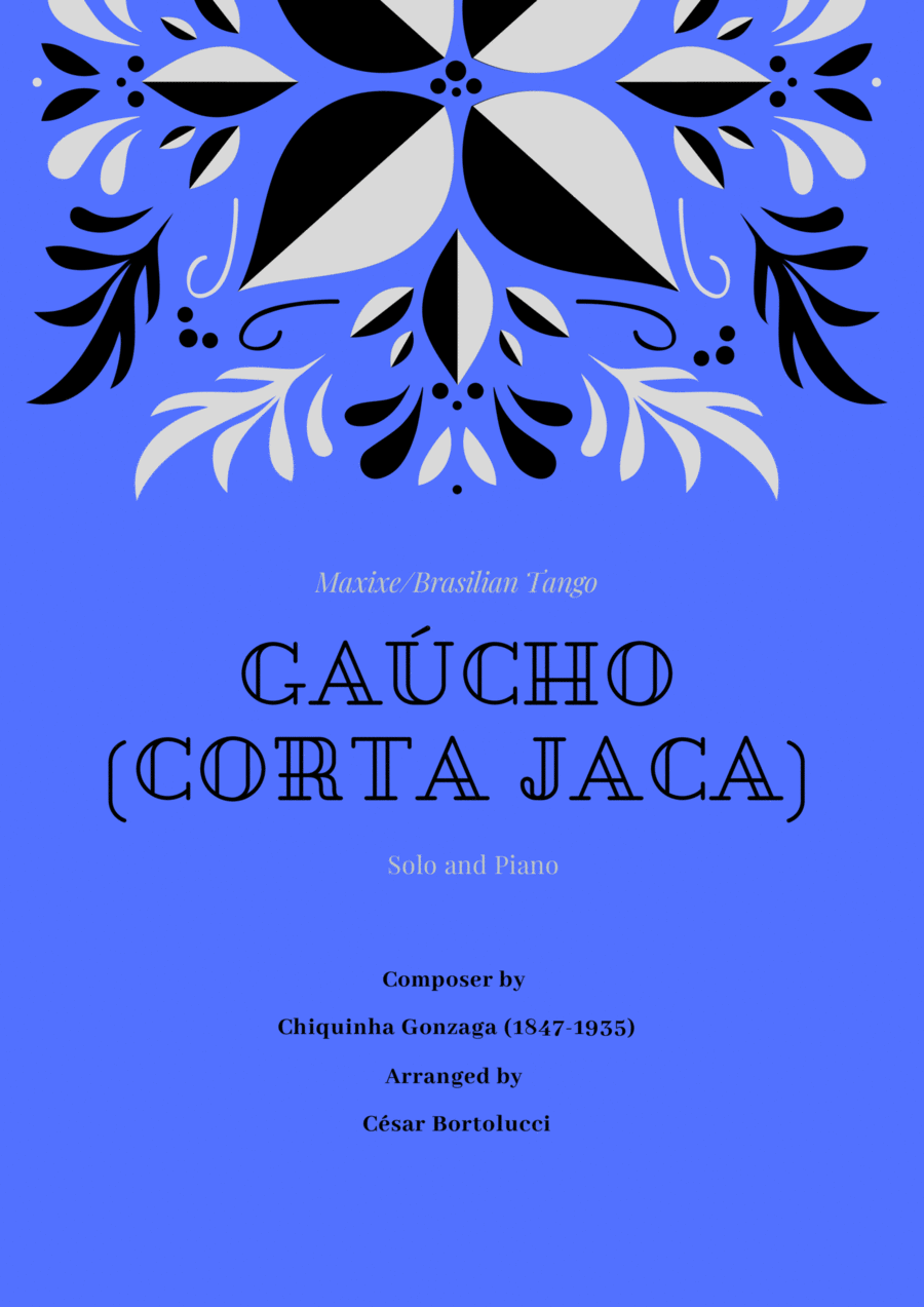 Corta Jaca ou Gaúcho - Viola and Piano Piano scores gallery preview page 1