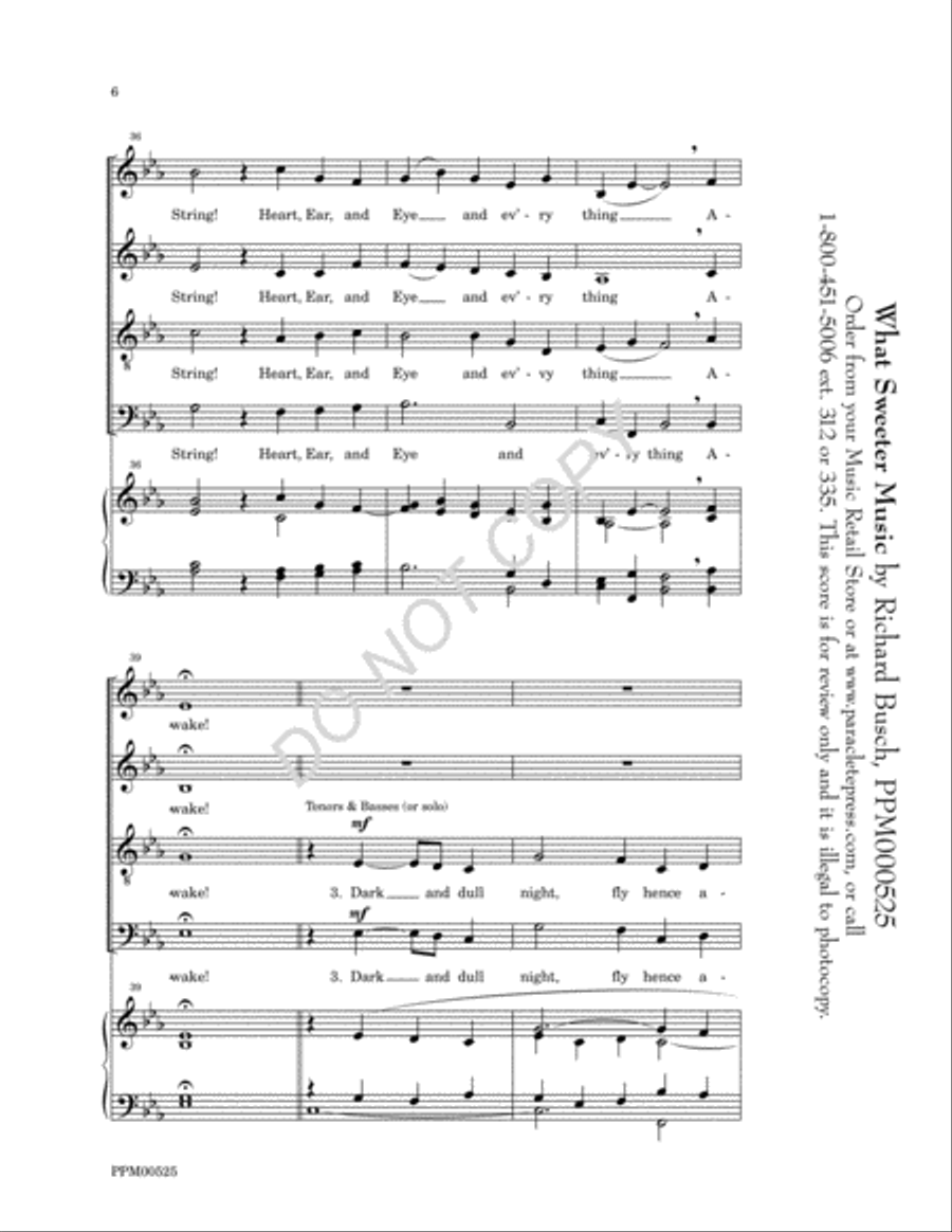 What Sweeter Music 4-Part scores gallery preview page 7