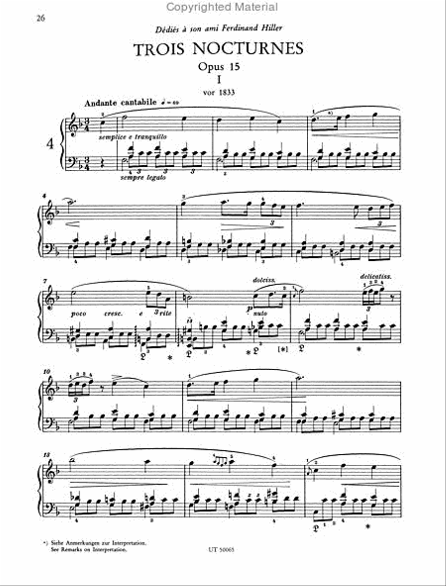 Nocturnes Chamber Music scores gallery preview page 4