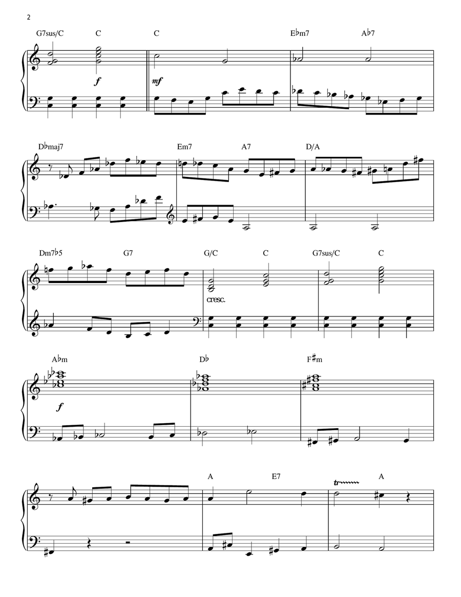 The Queen's Fancy (arr. Brent Edstrom) Piano Solo scores gallery preview page 2