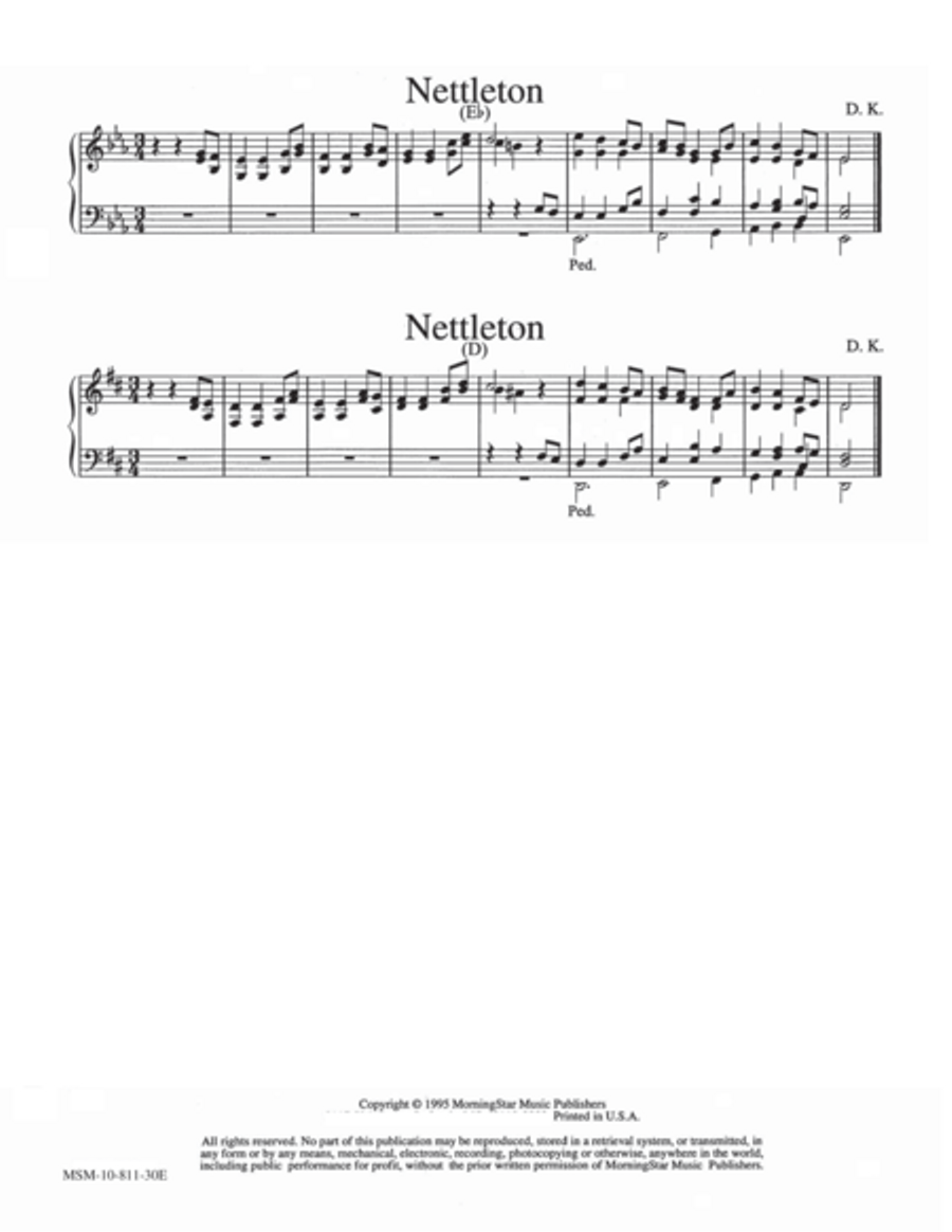 Nettleton Organ scores gallery preview page 1