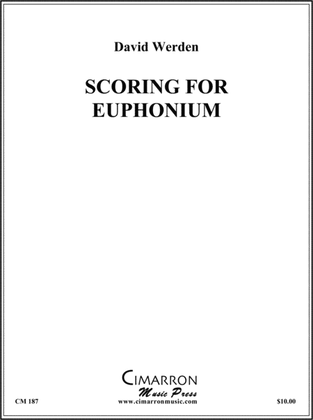 Book cover for Scoring for Euphonium