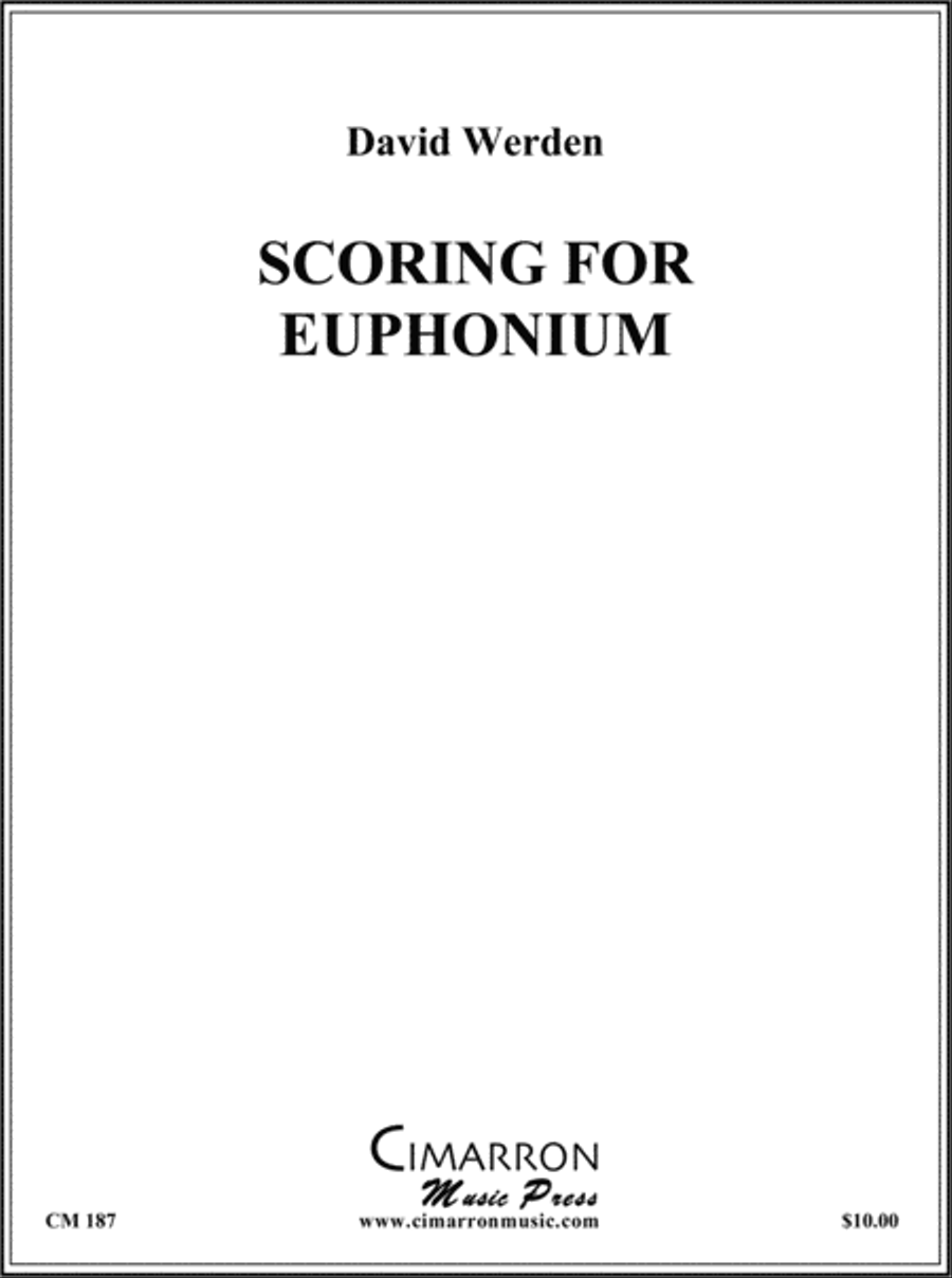 Scoring for Euphonium