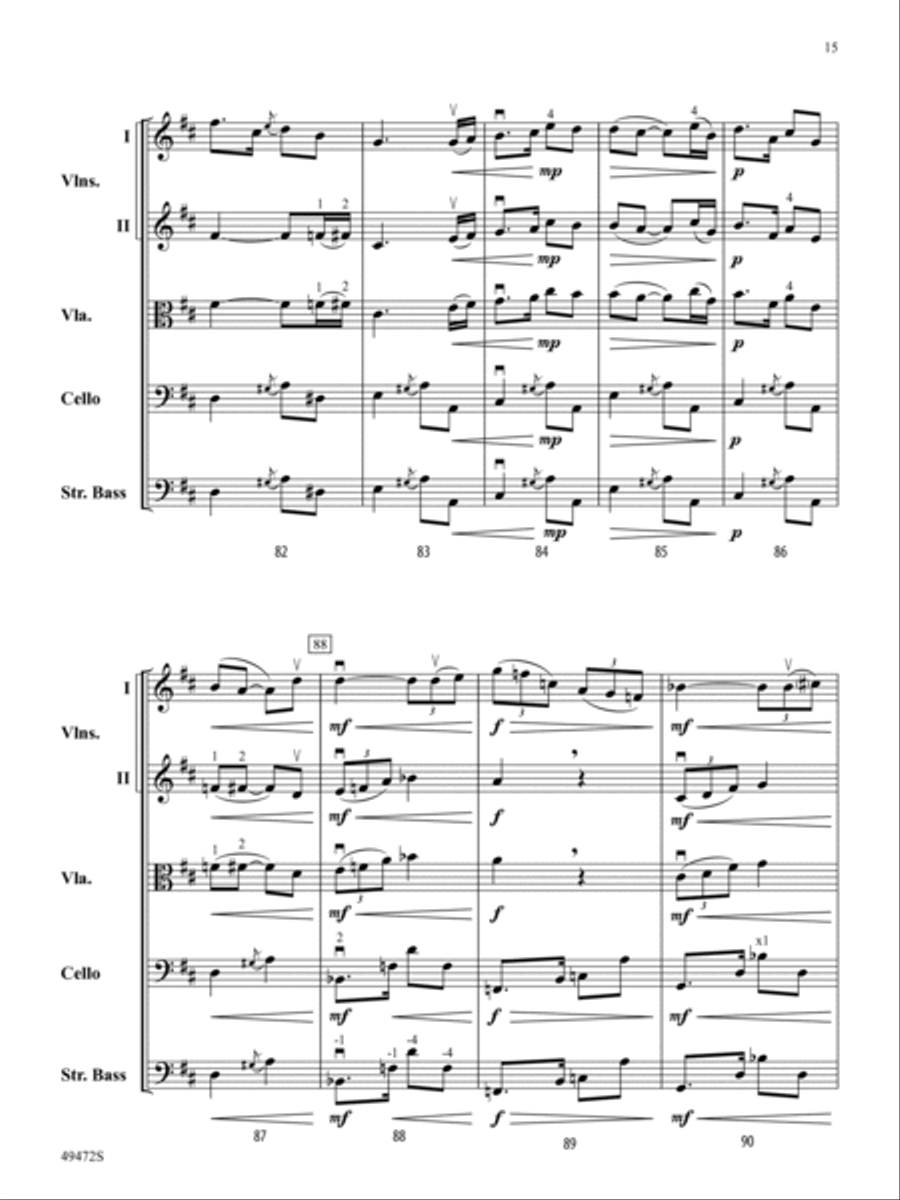 Fantasía Española String Orchestra scores gallery preview page 16