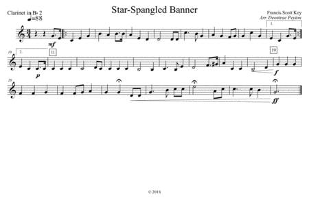 The Star-Spangled Banner for Marching Band image number null