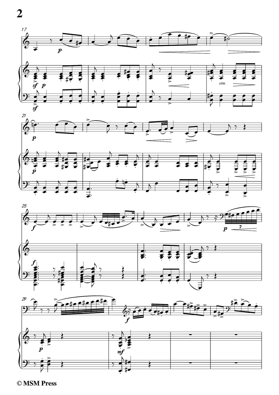 Bottesini-I bolero, for Doublebass and Piano in C Major Double Bass scores gallery preview page 4
