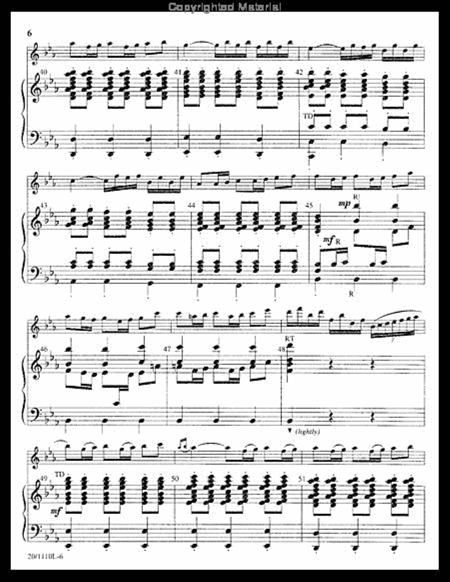 Prelude in Classic Style Handbell Choir scores gallery preview page 6