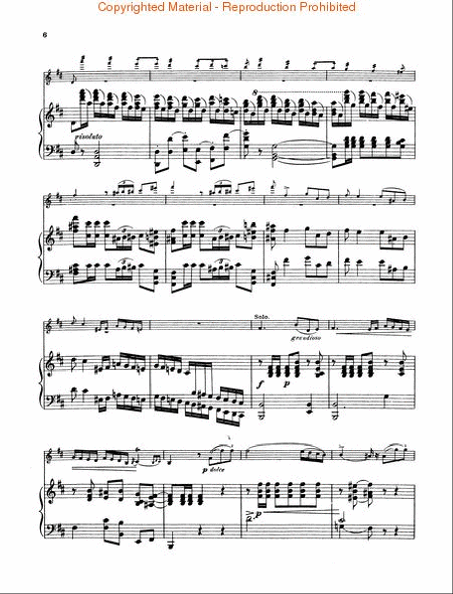 Polonaise Brillante, Op. 4 Violin Solo scores gallery preview page 3