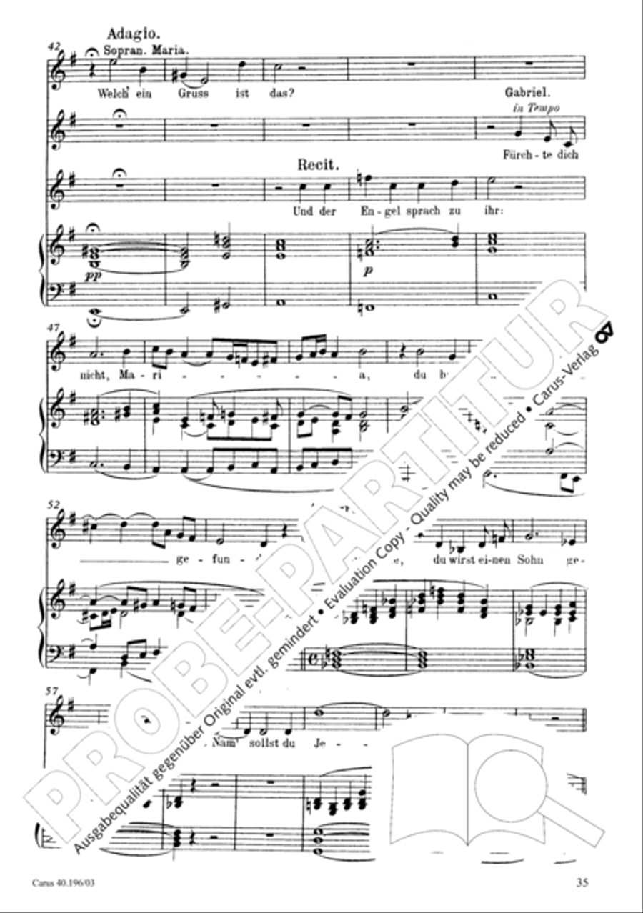 Die Geburt Christi SSA scores gallery preview page 36
